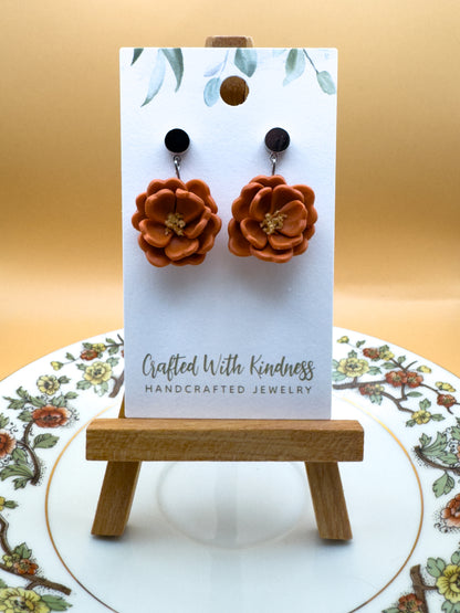 3D Fall Flower Dangles