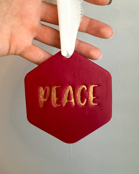 PEACE Ornament / Wall Hanging (Copy)