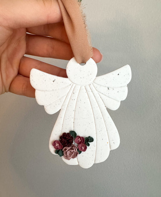 Floral Angel Ornament / Wall Hanging