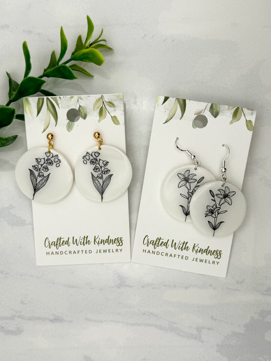 May Birth Flower Dangles